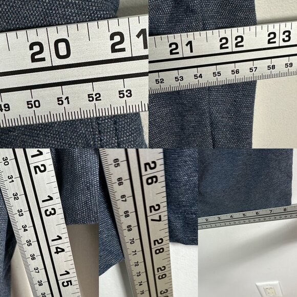 Lululemon Mens ABC Pants Tech Canvas Blue Size 40 Style LM5608S Trousers Denim - Picture 14 of 16